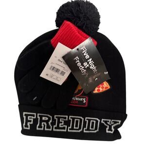 FIVE NIGHTS at FREDDY'S Beanie Gloves Set NWT Unisex Fits Size 14 & Up